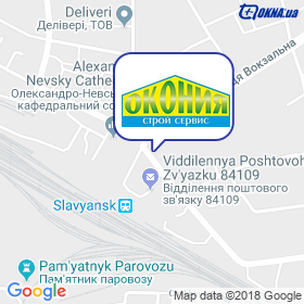 Okonyya Stroy Servys on the map Okonyya Stroy Servys on the map