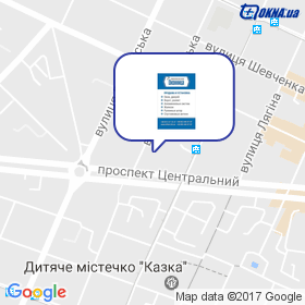 Оконніца на мапі Оконніца на мапі