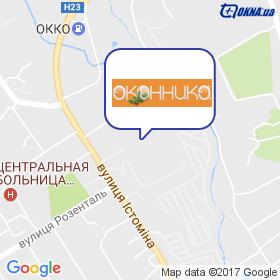 Оконніка на карте Оконніка на карте