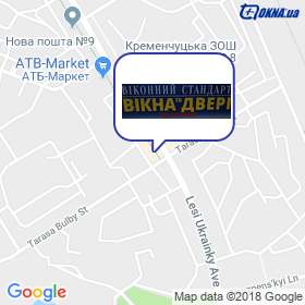 Okonnyy standart on the map