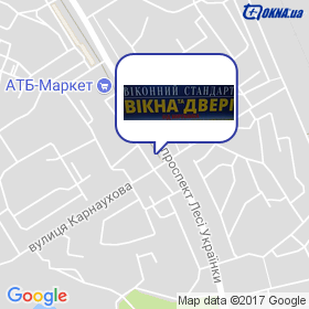 Віконний стандарт на мапі