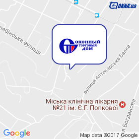 Віконний Торговий Дім на мапі Віконний Торговий Дім на мапі
