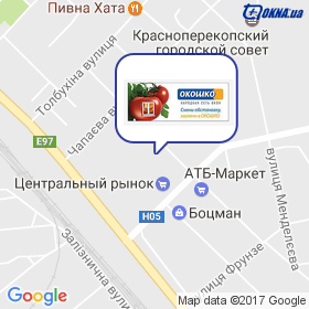 Салон Окошко в Красноперекопске на карте Салон Окошко в Красноперекопске на карте