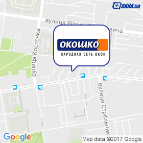 Віконце по Косіора на мапі