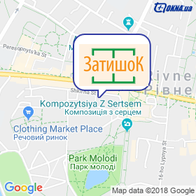 Zatyshok, PP Oliferov M.A.  on the map