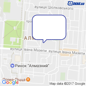 Онтар на мапі