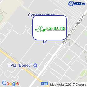 ЯК Карпатія ТМ на карте ЯК Карпатія ТМ на карте