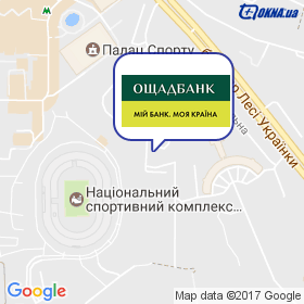 Ощадбанк на карте Ощадбанк на карте