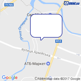 Віконний Торговий Дім на мапі Віконний Торговий Дім на мапі