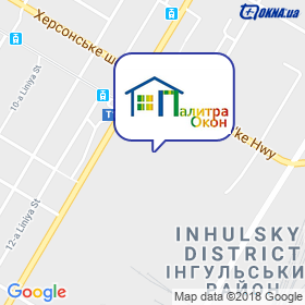 Palytra Okon on the map Palytra Okon on the map