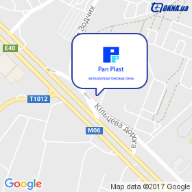 Пан Пласт Буд на мапі Пан Пласт Буд на мапі