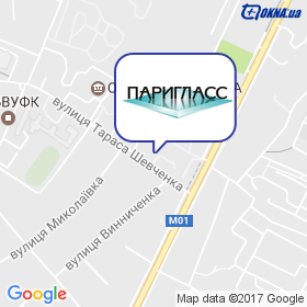ПАРІГЛАС на мапі ПАРІГЛАС на мапі