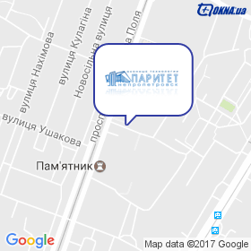 Паритет-Днепр на карте Паритет-Днепр на карте