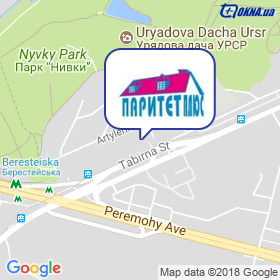 Parytet-plyus on the map Parytet-plyus on the map