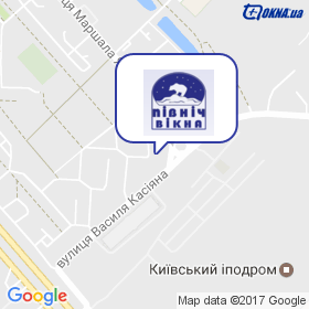 Північ Вікна на мапі Північ Вікна на мапі