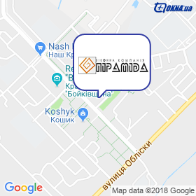 Vikonna kompaniya Piramida on the map Vikonna kompaniya Piramida on the map