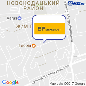 Фірмовий салон СтеклоПласт на мапі Фірмовий салон СтеклоПласт на мапі