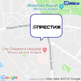 PRESTYZh on the map PRESTYZh on the map