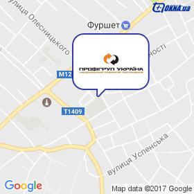 Профігруп Україна на мапі Профігруп Україна на мапі