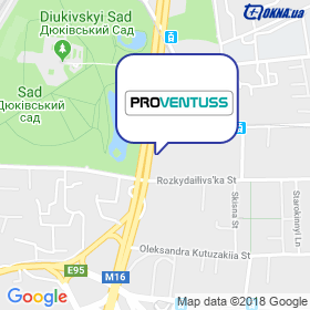 PROVENTUSS UKRAINE on the map PROVENTUSS UKRAINE on the map