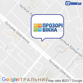 Прозорi вiкна на мапі