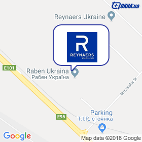 Reynaers Ukraine on the map Reynaers Ukraine on the map