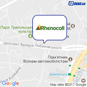 Ренокол-Україна на мапі