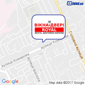 Вікна ROYAL на мапі Вікна ROYAL на мапі