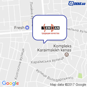 Сем-Дан ВКФ на мапі Сем-Дан ВКФ на мапі