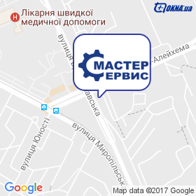 Сервіс-Майстер на мапі Сервіс-Майстер на мапі