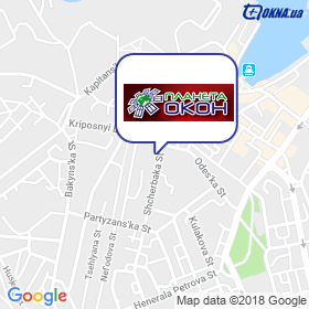 Planeta Okon on the map Planeta Okon on the map