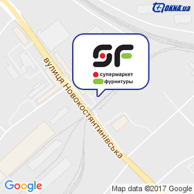 SF Супермаркет фурнітури на мапі SF Супермаркет фурнітури на мапі