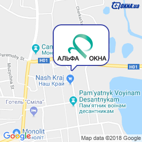 ALFA OKNA on the map ALFA OKNA on the map