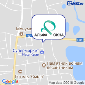 ALFA OKNA на карте ALFA OKNA на карте