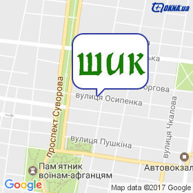 ШИК-Окна на карте ШИК-Окна на карте