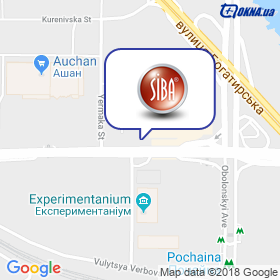 Siba-Ukraine on the map Siba-Ukraine on the map