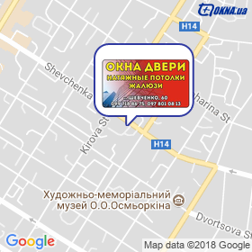 Sydorenko O.H. on the map Sydorenko O.H. on the map