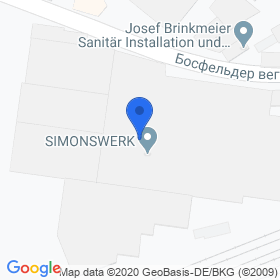 Simonswerk on the map Simonswerk on the map