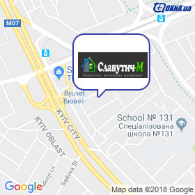 Slavutych-M on the map Slavutych-M on the map