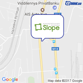 Slope на мапі Slope на мапі