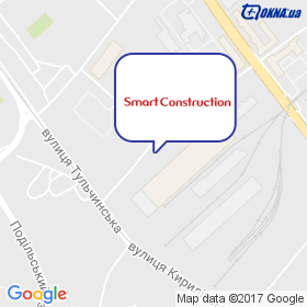 Smart Construction на мапі Smart Construction на мапі