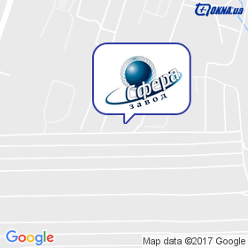 Завод Сфера на мапі Завод Сфера на мапі