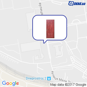 Сталеві Двері ЗАПОРІЖЖЯ на мапі