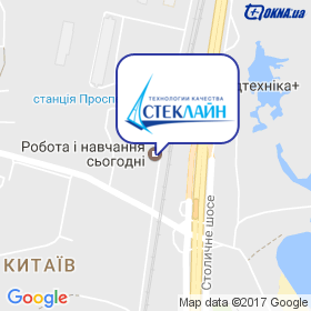 Стеклайн на мапі