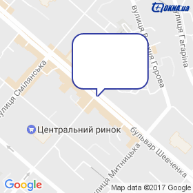 Стеклоград-Черкассы на карте