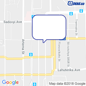 Steklohrad on the map