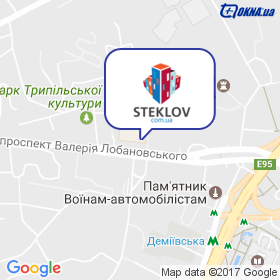 STEKLOV на мапі STEKLOV на мапі