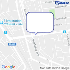 Horodskoy styl' on the map