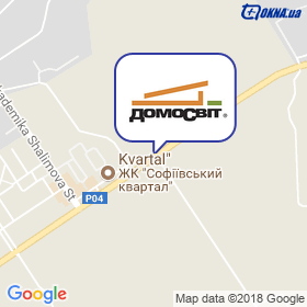 Domosvit on the map Domosvit on the map