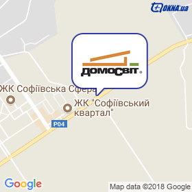Домосвит на карте Домосвит на карте
